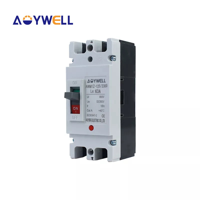 AWM1Z Serise 2P DC 500V 63A Moulded Case Circuit Breaker Switch