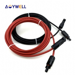 TUV APPROVED AOYWELL PV1-F SERISE 2.5 4.0 6.0 10.0 16.0SQ.MM SOLAR PV CABLE DC CABLE
