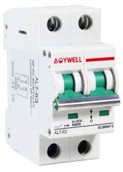 AL7-63 DC 500V 2P 50A DC MCB Circuit breaker