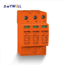 AOYWELL T1+T2 type ASP02-PV DC 1000V 3P DC Surge Protector