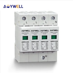 ASP01-C40 4P 385V 20-40KA type AC Surge protector