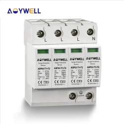 AOYWELL ASP03-T1+T2 B+C 4P AC 275V 320v 385V 440V 7KA 12-5KA 25KA 50KA Surge protector