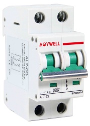 AL7-63 DC 500V 2P 20A DC MCB Circuit breaker
