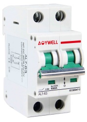 AL7-63 DC 500V 2P 63A DC MCB Circuit breaker