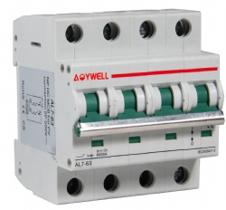 AL7-63 DC 1000V 4P 10A DC MCB Circuit breaker