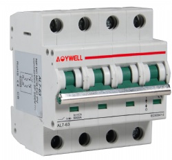 AOYWELL TUV IEC CE SAA Approved AL7-63 DC 1000V 4P 63A DC Circuit breaker